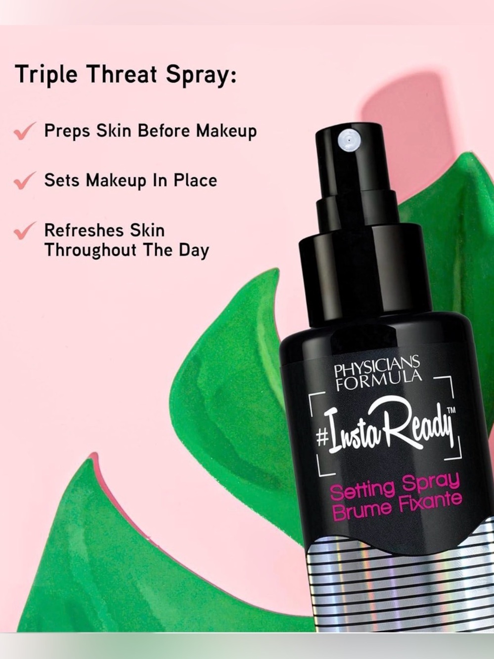 Physicians Formula InstaReady Setting Spray – Black